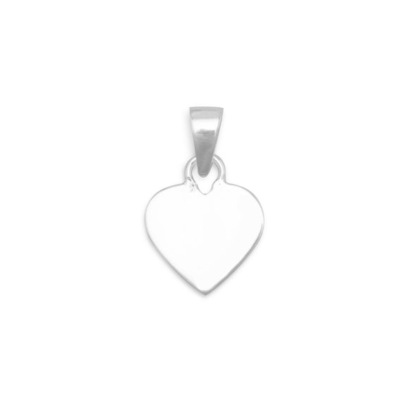 13.5mm Engravable Heart Tag