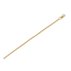 9"+1" 14/20 Gold Filled Box Chain Anklet