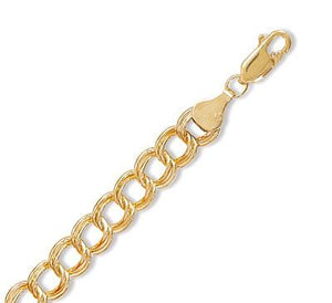 14/20 Gold Filled Large Charm Chain Bracelet