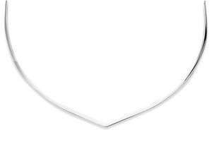 18" 2mm "V" Collar with Closed Back