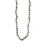 38" Endless Knotted Labradorite Necklace