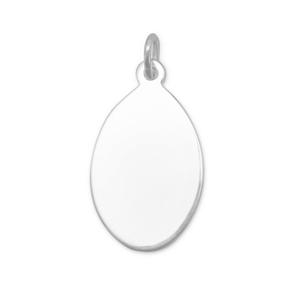 Oval Engravable Tag