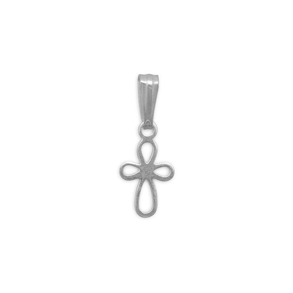 Extra Small Cut Out Cross Charm