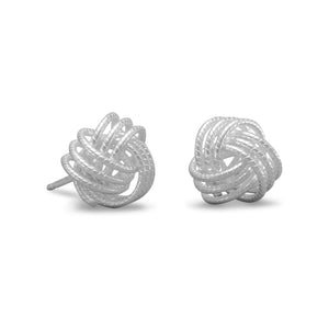 Small Twisted Love Knot Earrings
