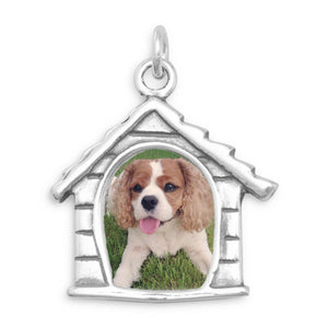 Dog House Picture Frame Charm