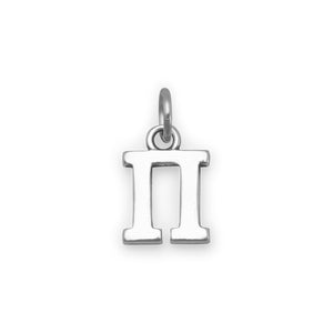 Greek Alphabet Letter Charm - Pi