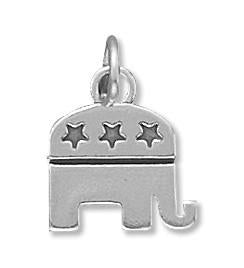 Republican Elephant Charm