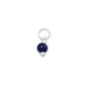 Corundum Bead Charm - September Birthstone