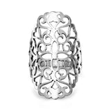 Large Cut Out Flower Design Ring