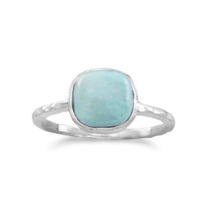 Stabilized Turquoise Stackable Ring
