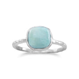 Stabilized Turquoise Stackable Ring