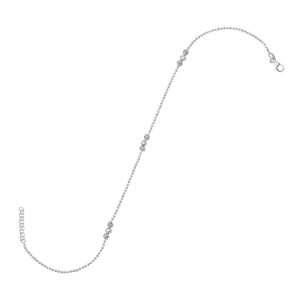9" + 1" Camilla Chain Anklet with Beads