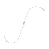 9" + 1" Double Circle Anklet