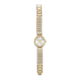 Fancy Gold Tone and Imitation Pearl Watch